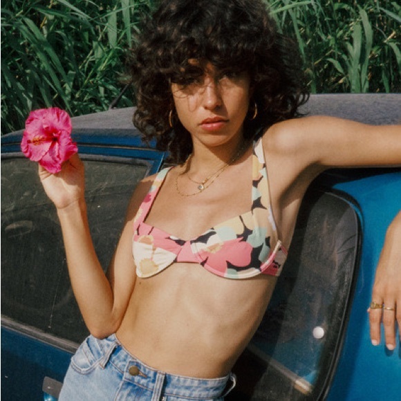 🔆BILLABONG🔆 PRETTY DAZE UNDERWIRE PRETTY DAZE FIJI BIKINI SET - Picture 14 of 16